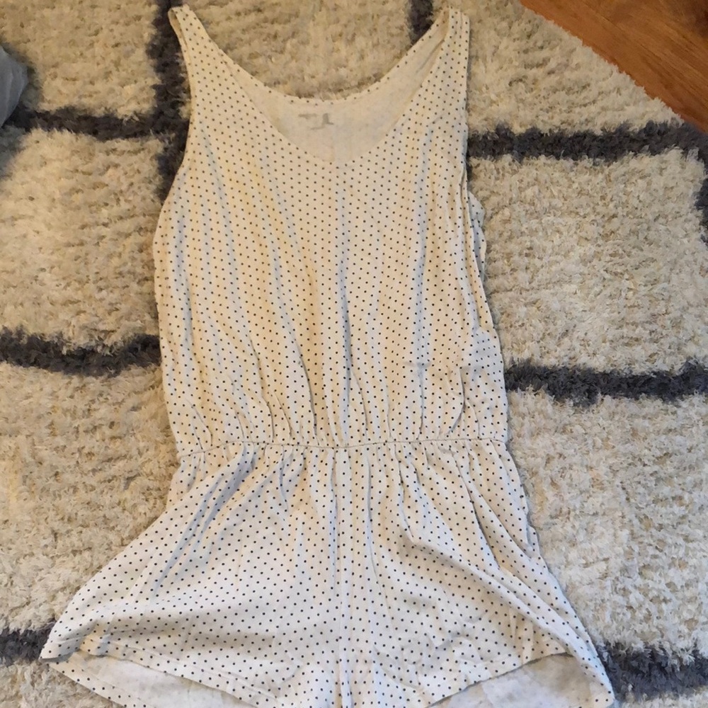 Polkadot romper/swim coverup